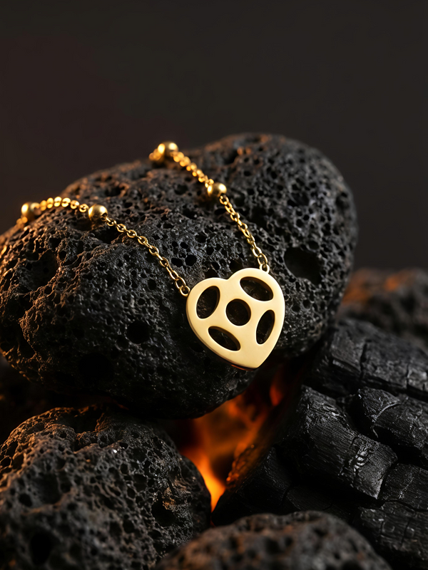 Cut-Out Love Pendant | Gold-Plated Stainless Steel– KZ8812349