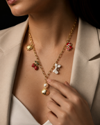 Coastal Cuties Charm Necklace | Gold-Plated Stainless Steel– KZ8812325